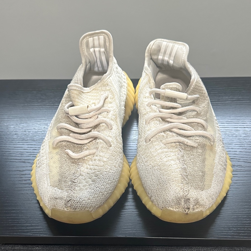 Adidas Cream and Gold Sneakers